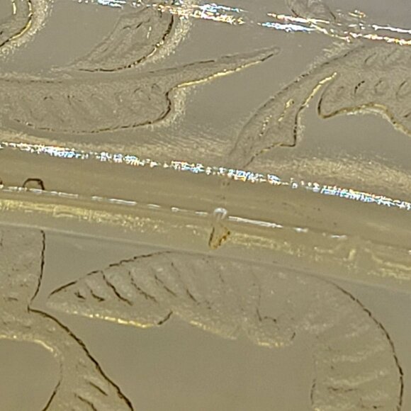 1930's Depression Glass Federal Madrid Amber Serving Bowl - Picture 10 of 11